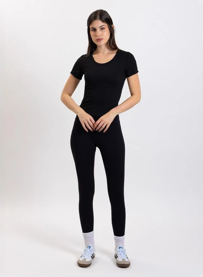 شايبس بلوزة قصيرة نحت الجسم